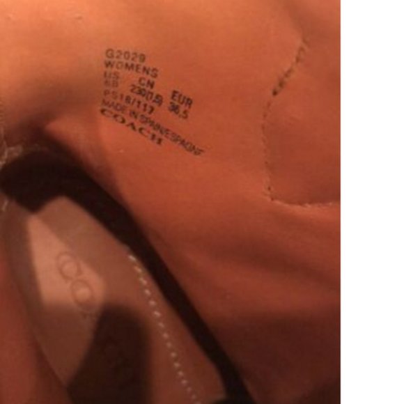 Coach Black Embellished Flower Stud Western Boots - Picture 8 of 9